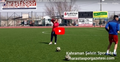 Elbistanspor’un kaptanı Volkan Bekçi, muhabirimiz oldu