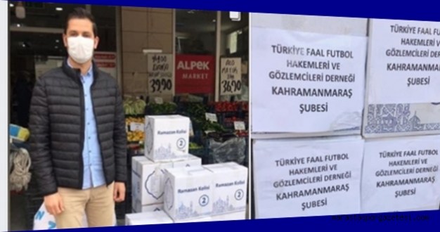 Kahramanmaraş’lı hakemlerden çok güzel hareketler