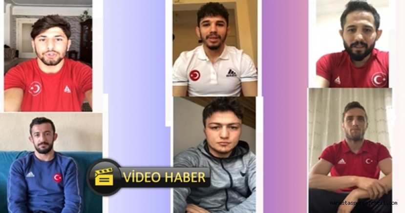 Kahramanmaraş’lı Milli Güreşçilerden Mesaj var