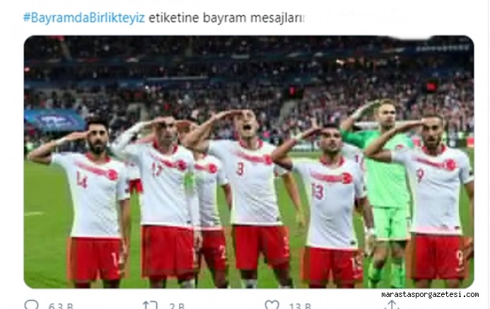 Bayram mesajlarını yazan 1000 kişiye milli takım forması hediye edecek