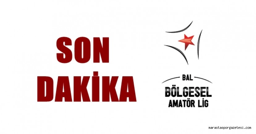 Bölgesel Amatör Ligin başlama tarihi değişti