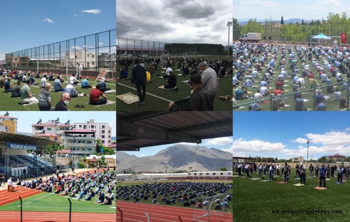 Kahramanmaraş’ta futbol sahalarında Bu kez Namaz Kılındı