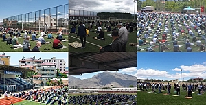 Kahramanmaraş’ta futbol sahalarında Bu kez Namaz Kılındı