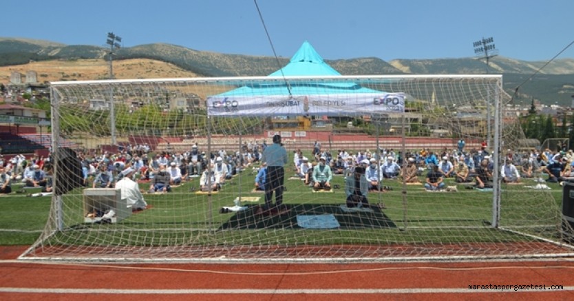 Batıpark Futbol sahasında cuma namazı 4.kez kılınacak