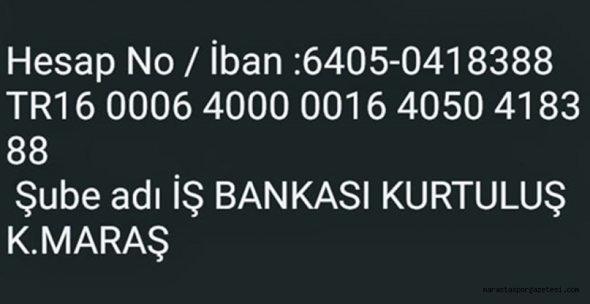 İban numarası verdi! Maddi destek istedi