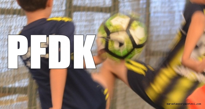 PFDK verilen cezaları açıkladı