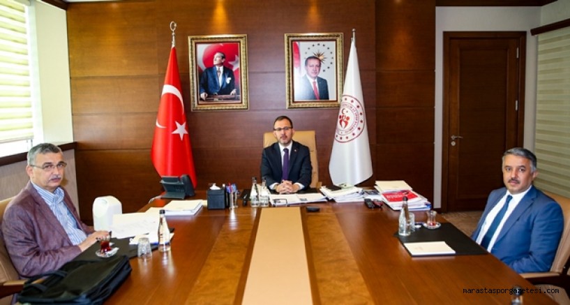 Spor bakanı paylaştı! Kahramanmaraş Milletvekilinden ziyeret