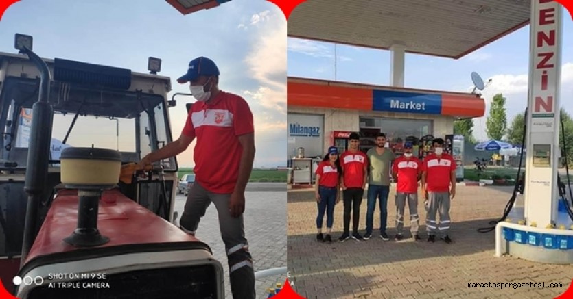 İlçenin Takımının Formasını Giyerek Müşterilere Hizmet Veriyor