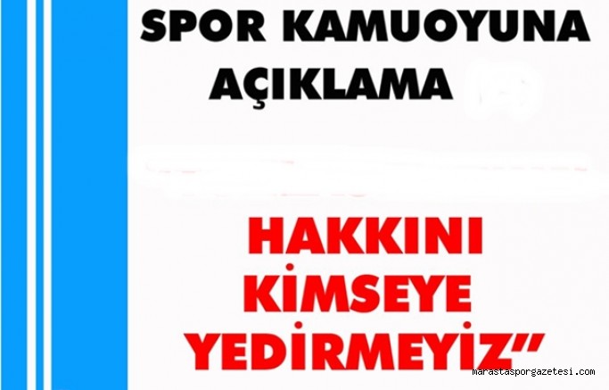 KULÜPLER BİRLİĞİ’NİN SÖZCÜLÜĞÜNÜ TANIMIYORUZ!