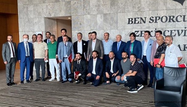 Nihat Özdemir, alt liglerin başkan ve yöneticileriyle bir araya geldi
