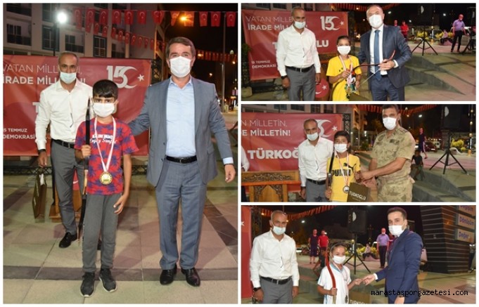 Türkoğlu’da Geleneksel okçular ödülleri aldı