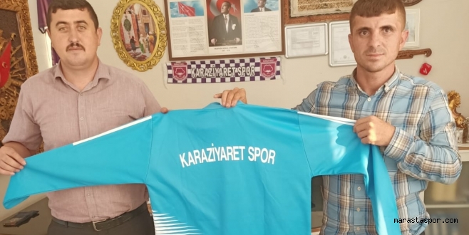 Karaziyaretspor’a Malzeme Desteği