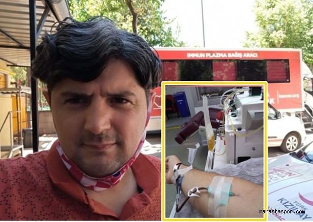 Orhan Külek plazma bağışı yaptı