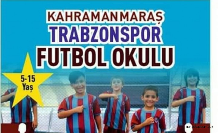 Trabzonspor Kahramanmaraş Futbol Okulu antrenmanlarına başlıyor