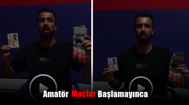 Genç kaleci eldivenini ve lisansını makasla kesti