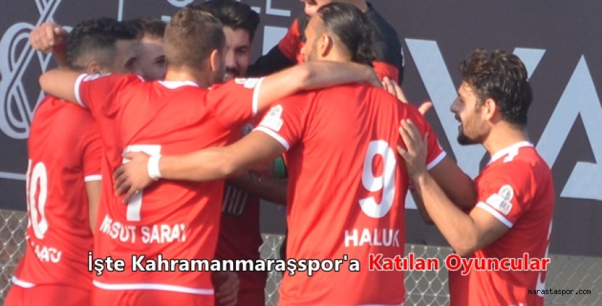 Kahramanmaraşspor’a 4 yeni isim geldi