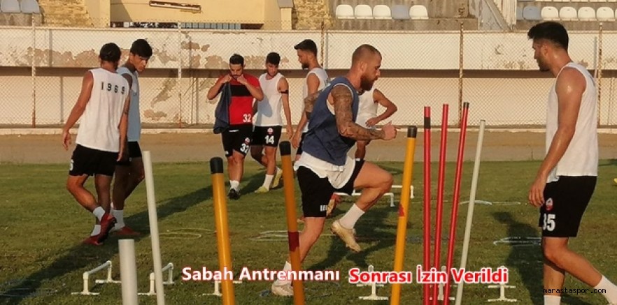 Kahramanmaraşspor’lu futbolcılara izin verildi