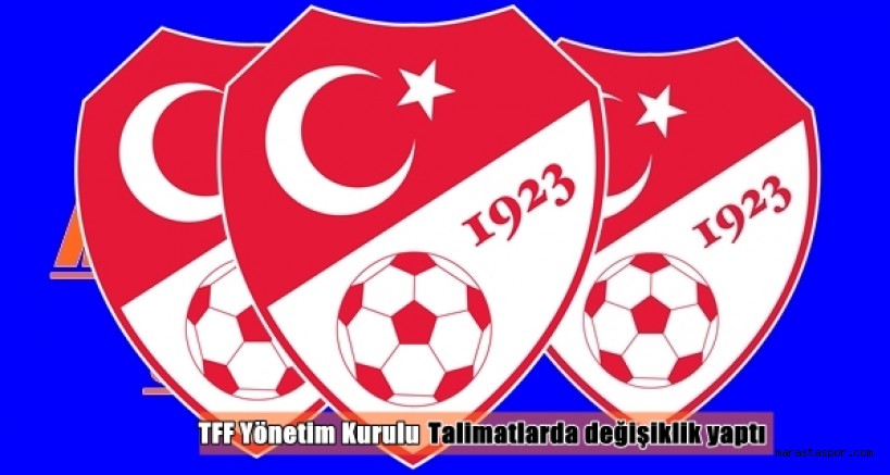 Türkiye Futbol Federasyonu Talimatlarla İlgili Açıklama Yaptı
