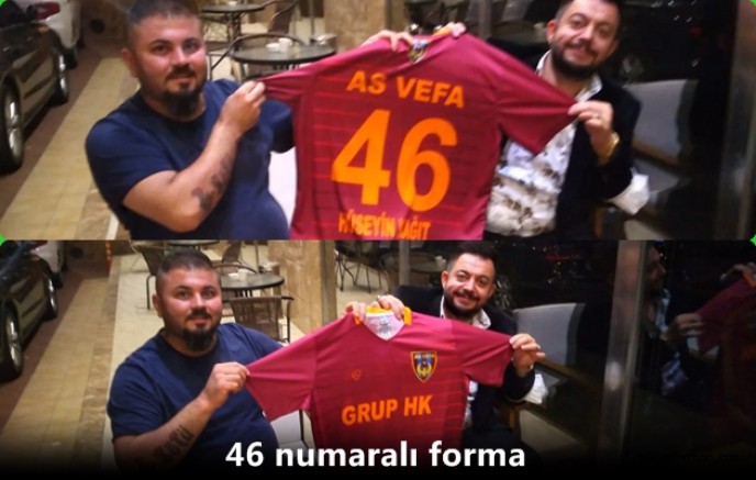 Ünlü Sanatçıya AS Vefa Forması Verildi