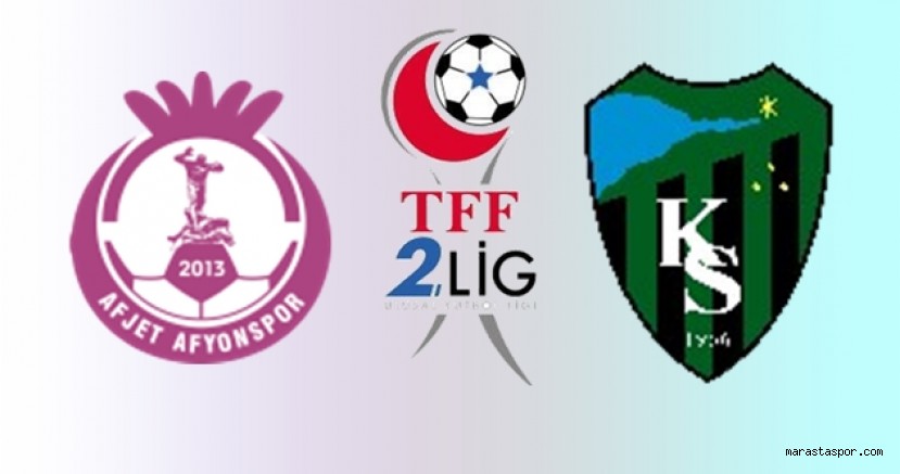 Afjet Afyonspor – Kocaelispor maçı özet