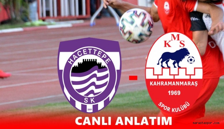Hacettepespor – Kahramanmaraşspor Maçı Özet