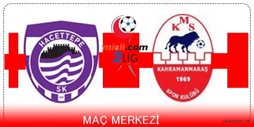Hacettepespor – Kahramanmaraşspor maçı ne zaman, hangi kanalda, saat kaçta ?