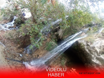 Kahramanmaraş’ın güzelliği olan Savruk Şelalesini kayıt ettik