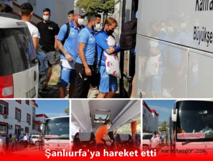 Kahramanmaraşspor, Şanlıurfa’ya Büyükşehir otobüsüyle gidiyor