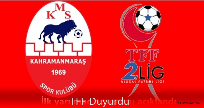 Kahramanmaraşspor’un ilk yarı maçlarının saatleri ve tarihleri değişti