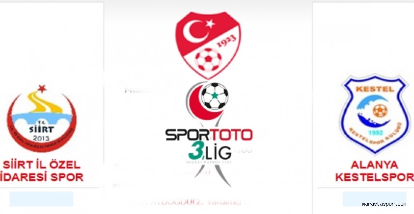 Siirt İl Özel İdaresi Spor, Alanya Kestelspor canlı izle