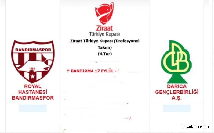 Bandırmaspor – Darıca Gençlerbirliği maçı ne zaman saat kaçta hangi kanalda