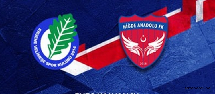 Ergene Velimeşe 3-2 Niğde Anadolu FK maçının geniş özeti