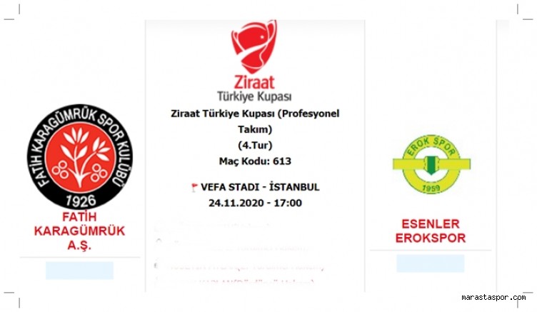 Fatih Karagümrük -Esenler Erokspor maçı ne zaman saat kaçta hangi kanalda