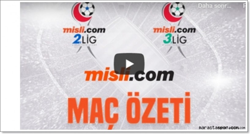 Sarıyer – 24 Erzincanspor Maçının Geniş Özeti