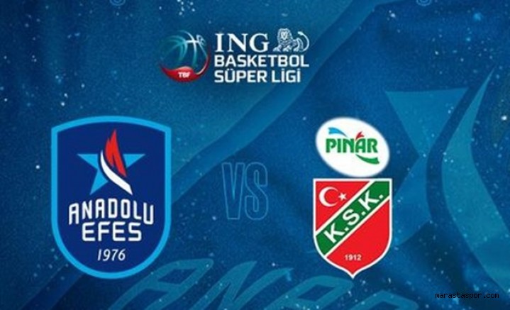 Anadolu Efes – Pınar Karşıyaka maçını canlı izle