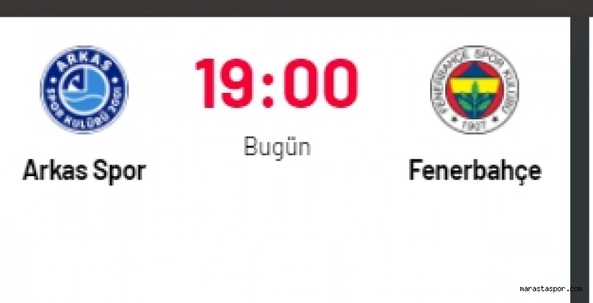 Arkas Spor – Fenerbahçe canlı izle