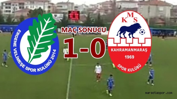 Ergene Velimeşe Spor 1-0 Kahramanmaraşspor özet
