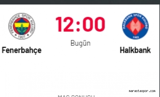 Fenerbahçe – Halkbank canlı izle