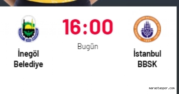 İnegöl Belediye İstanbul BBSK canlı izle
