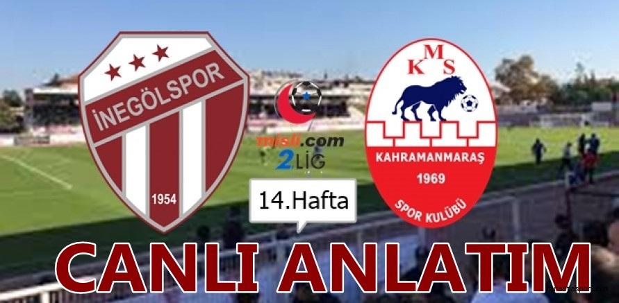 İnegölspor 0-1 Kahramanmaraşspor özet