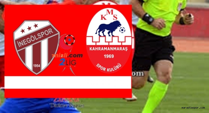 İnegölspor – Kahramanmaraşspor maçının hakemleri açıklandı