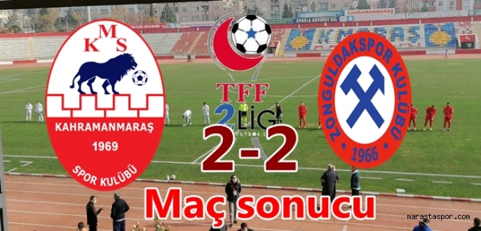 Kahramanmaraşspor 2-2 Zonguldak Kömürspor
