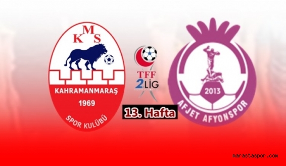 Kahramanmaraşspor – Afjet Afyonspor maçı canlı yayınlanacak