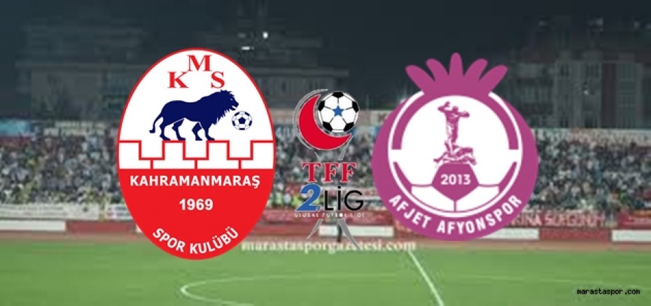 Kahramanmaraşspor 2-1 Afjet Afyonspor Özet