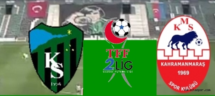 Kocaelispor – Kahramanmaraşspor maçının özeti