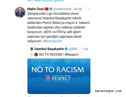 Mahir Ünal’dan Sert Sözler! şiddetle kınıyorum