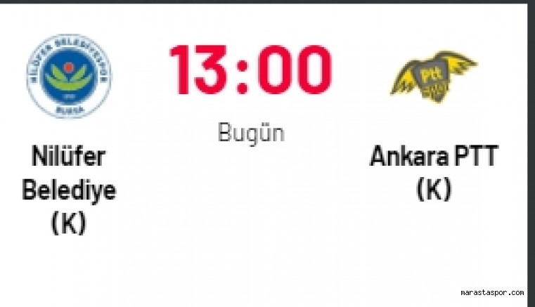 Nilüfer Belediye – Ankara PTT maçını canlı izle