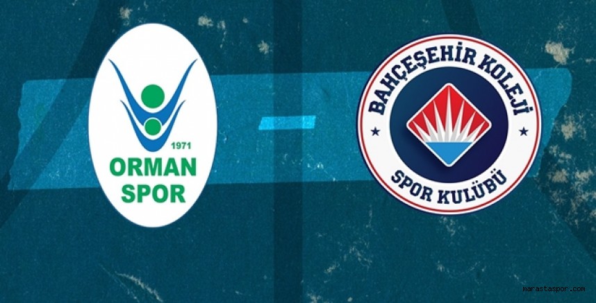 OGM Ormanspor – Bahçeşehir Koleji maçını canlı izle