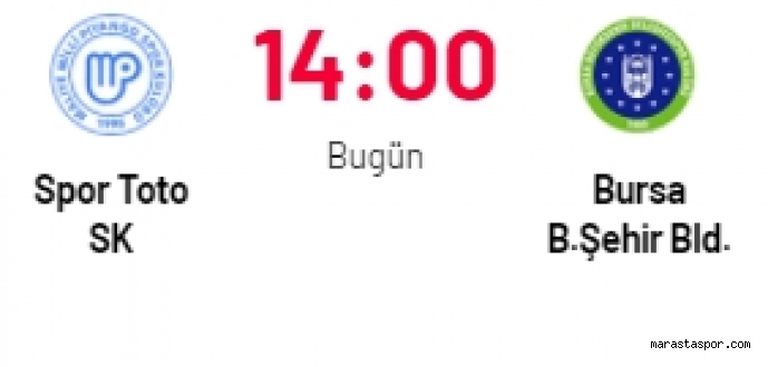Spor Toto – Bursa Büyükşehir Belediye maçını canlı izle