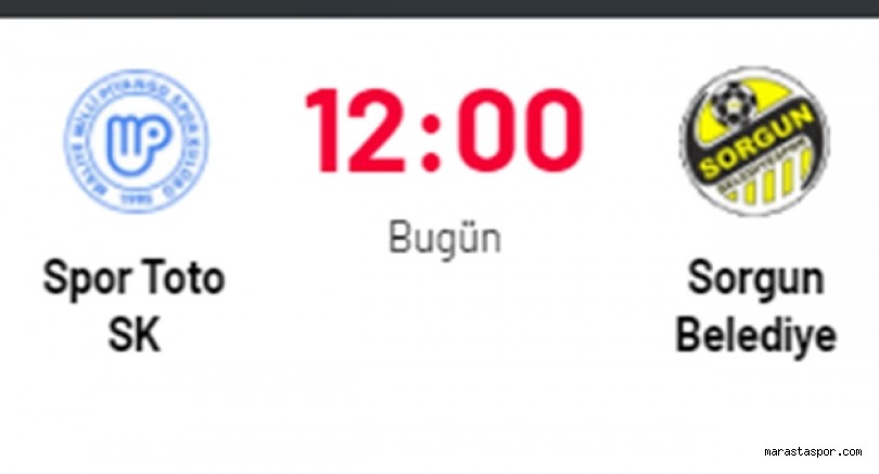 Spor Toto SK – Sorgun spor maçını canlı izle